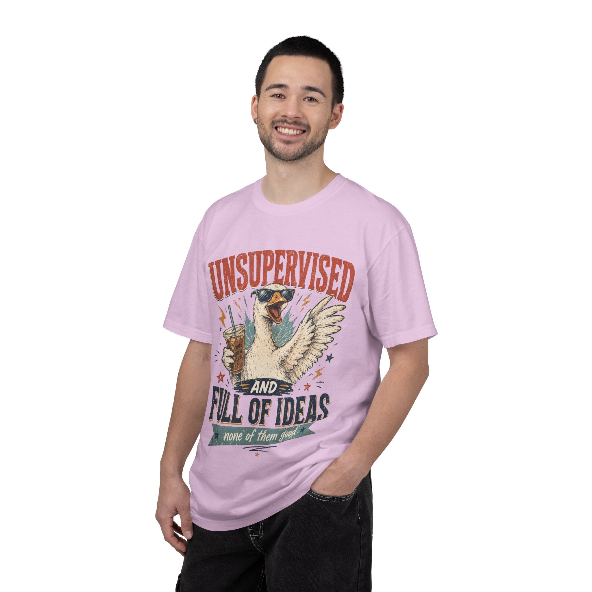 Unsupervised & Full of Ideas Duck Graphic T-Shirt