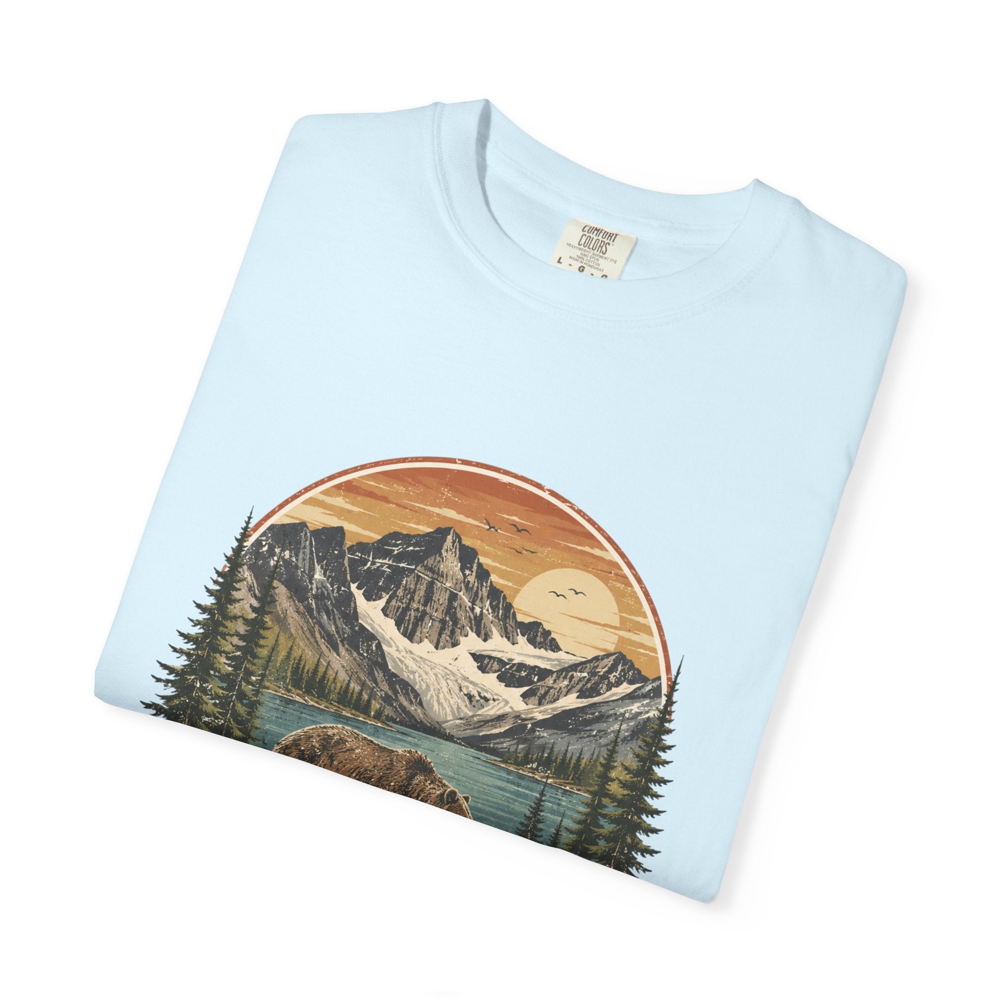 Glacier National Park Vintage Bear T-Shirt