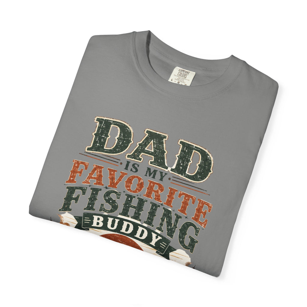 Dad Is My Favorite Fishing Buddy T-Shirt — Father’s Day Fishing Tee