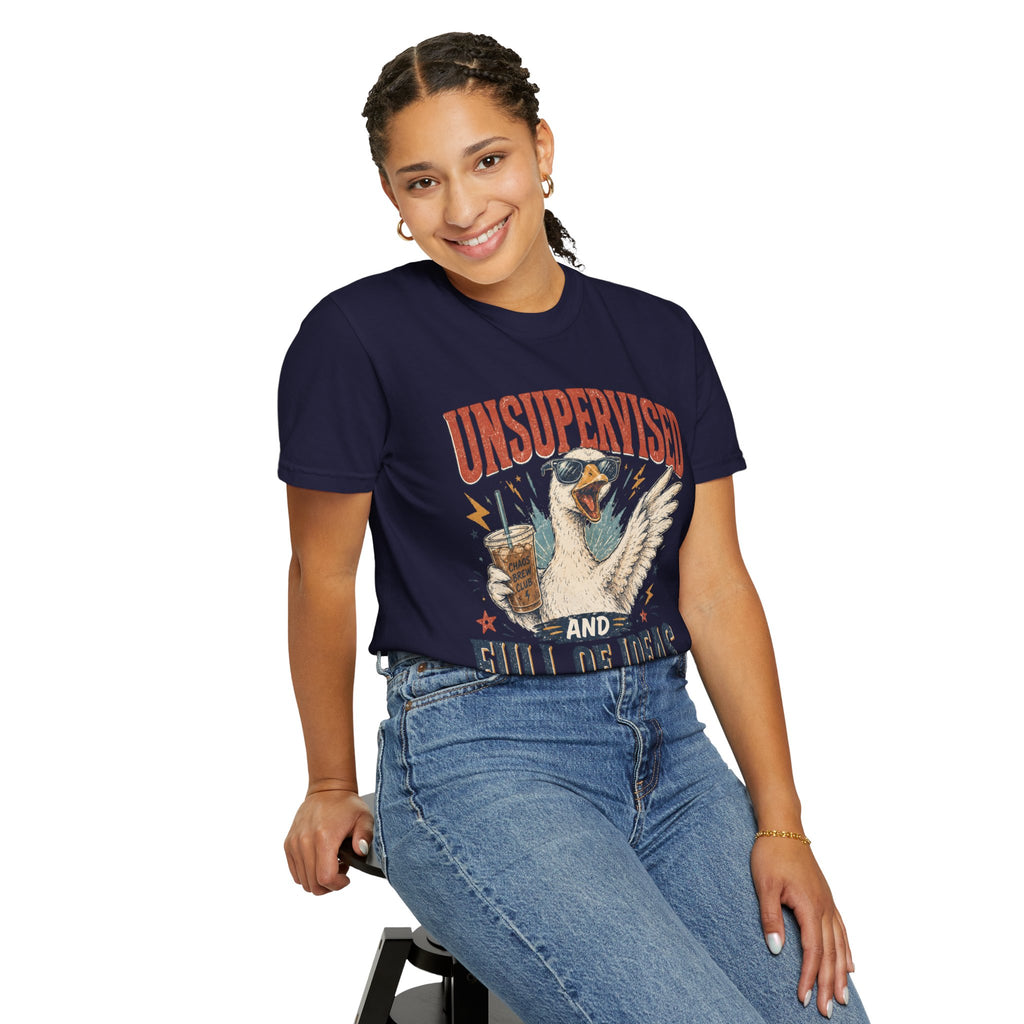 Unsupervised & Full of Ideas Duck Graphic T-Shirt
