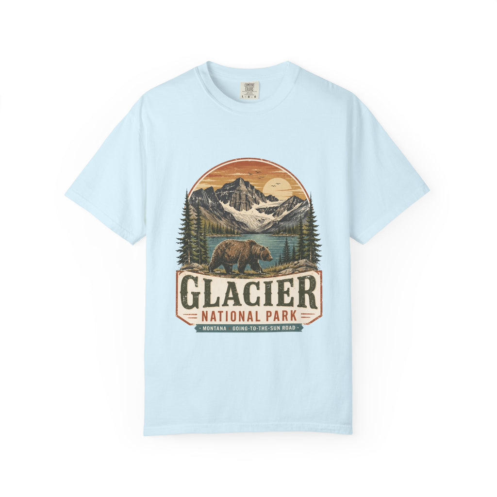 Glacier National Park Vintage Bear T-Shirt