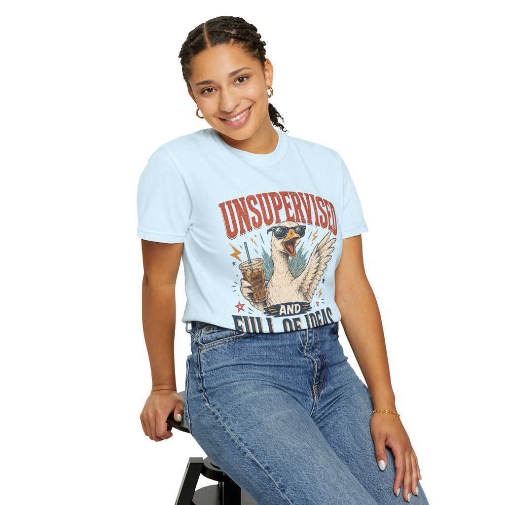 Unsupervised & Full of Ideas Duck Graphic T-Shirt