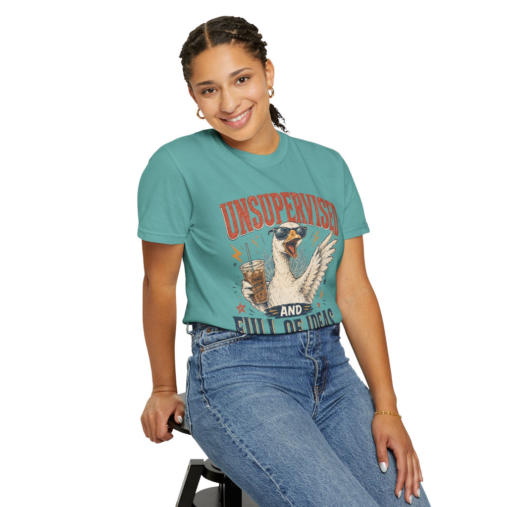 Unsupervised & Full of Ideas Duck Graphic T-Shirt