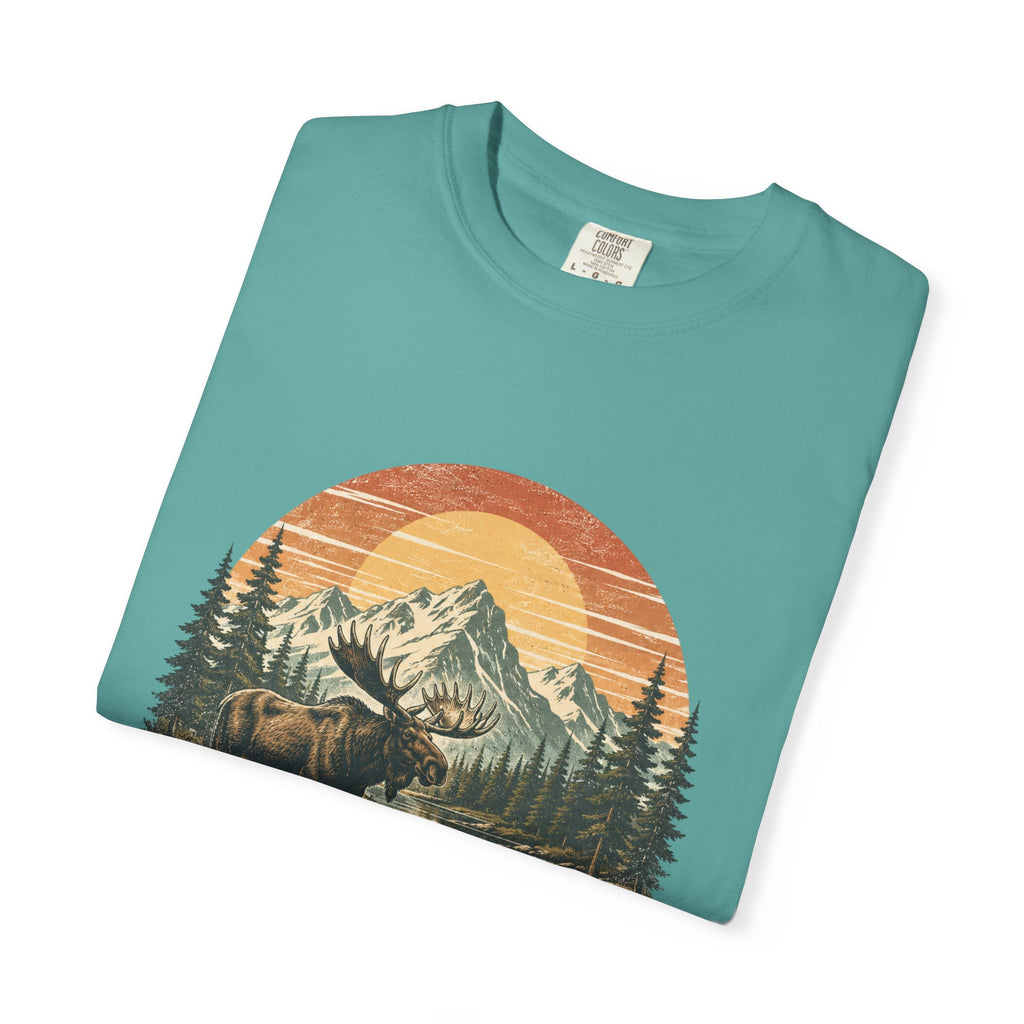Moose Wilderness T-Shirt — Vintage Mountain Outdoor Adventure Tee