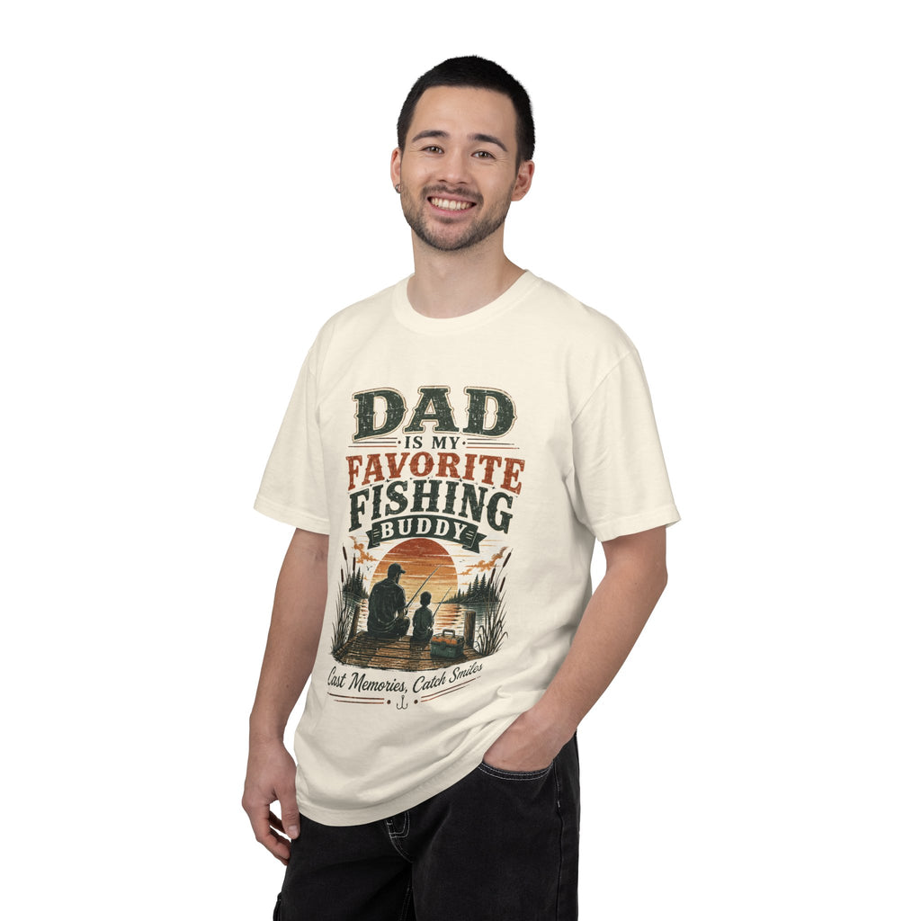 Dad Is My Favorite Fishing Buddy T-Shirt — Father’s Day Fishing Tee