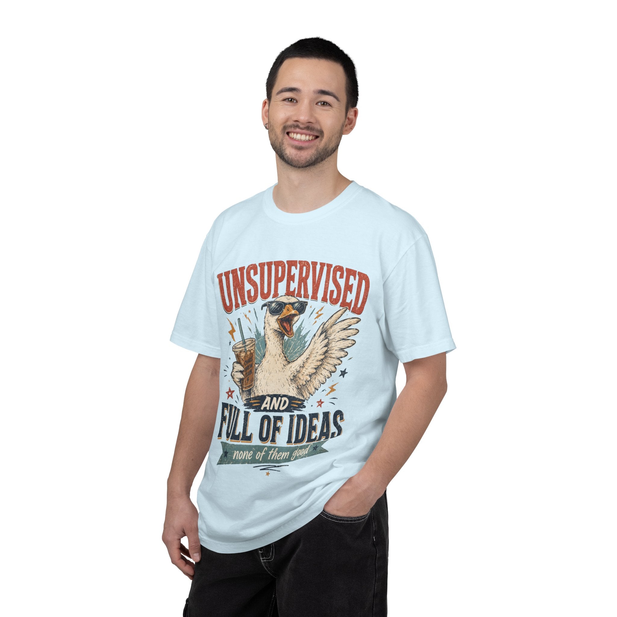 Unsupervised & Full of Ideas Duck Graphic T-Shirt