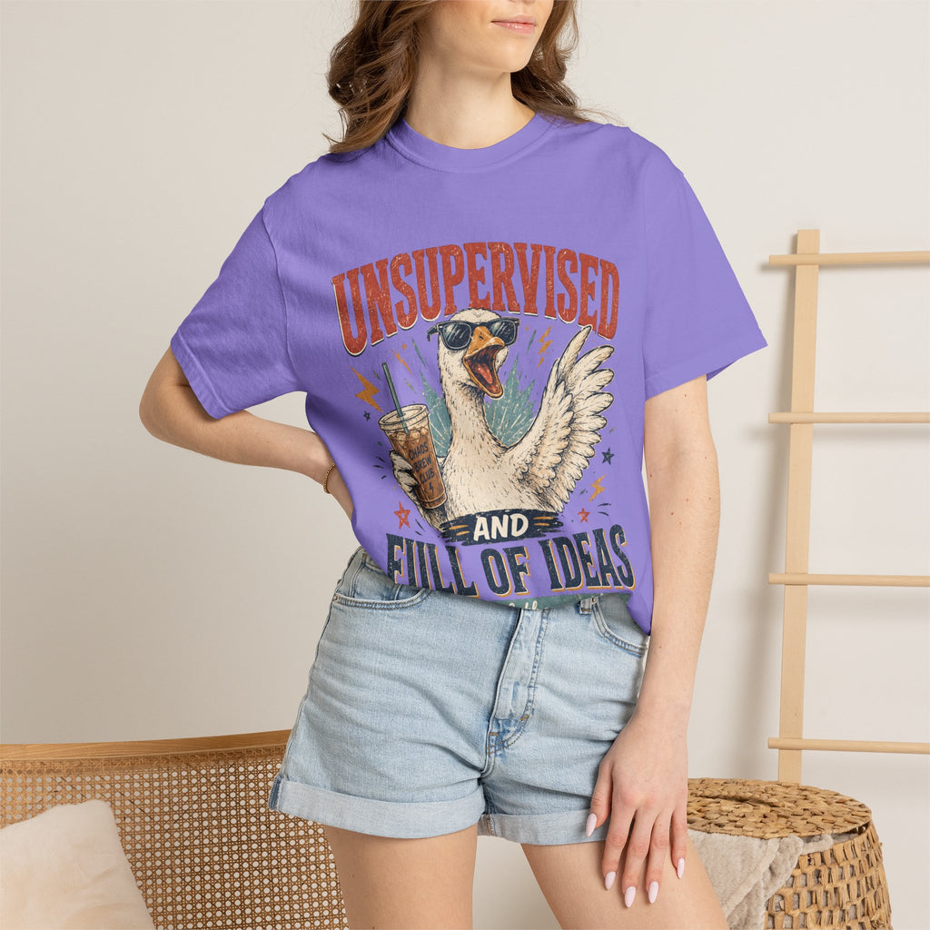Unsupervised & Full of Ideas Duck Graphic T-Shirt