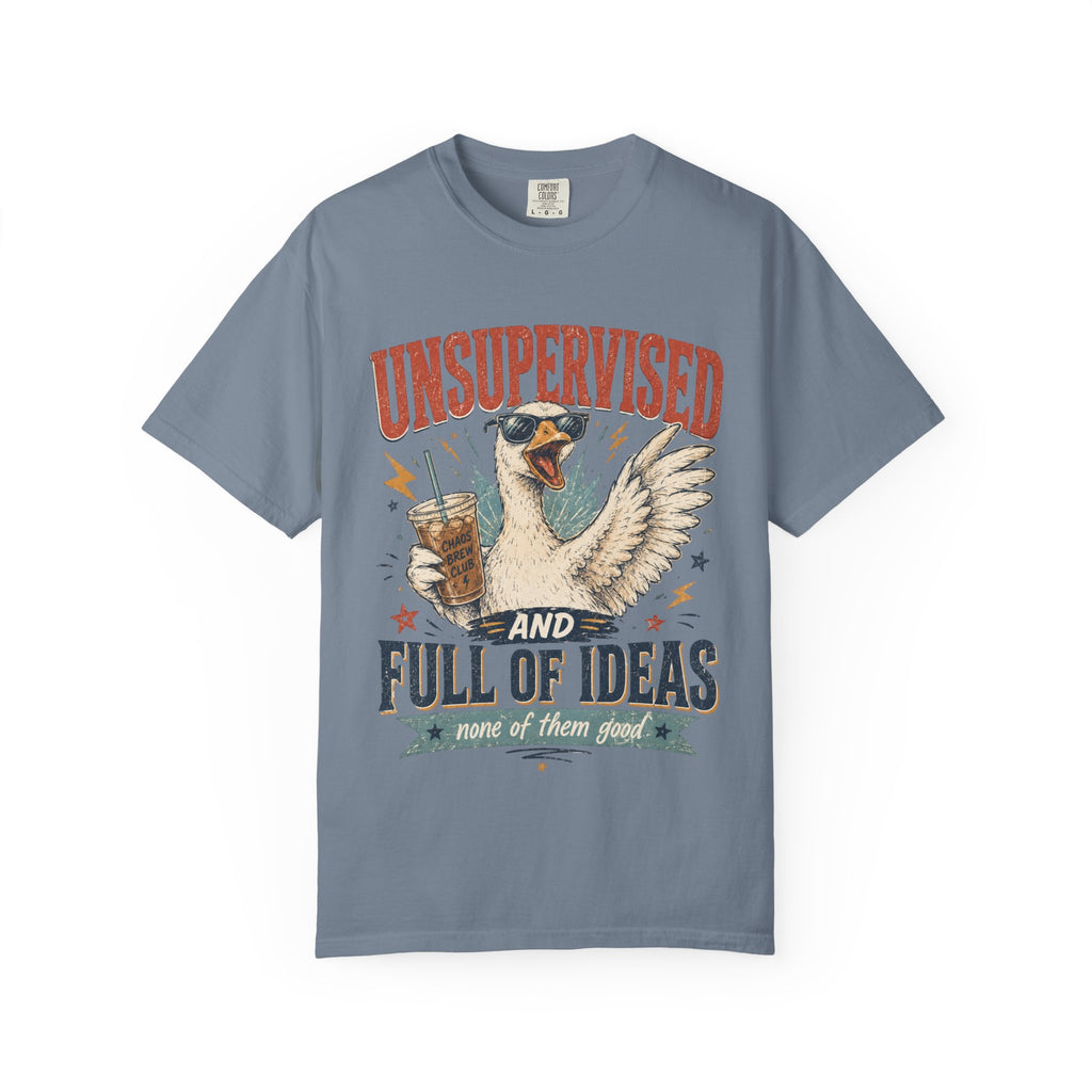 Unsupervised & Full of Ideas Duck Graphic T-Shirt