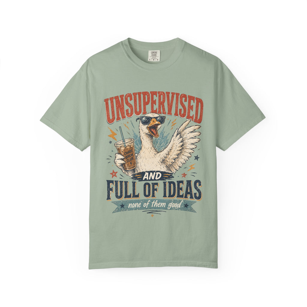 Unsupervised & Full of Ideas Duck Graphic T-Shirt