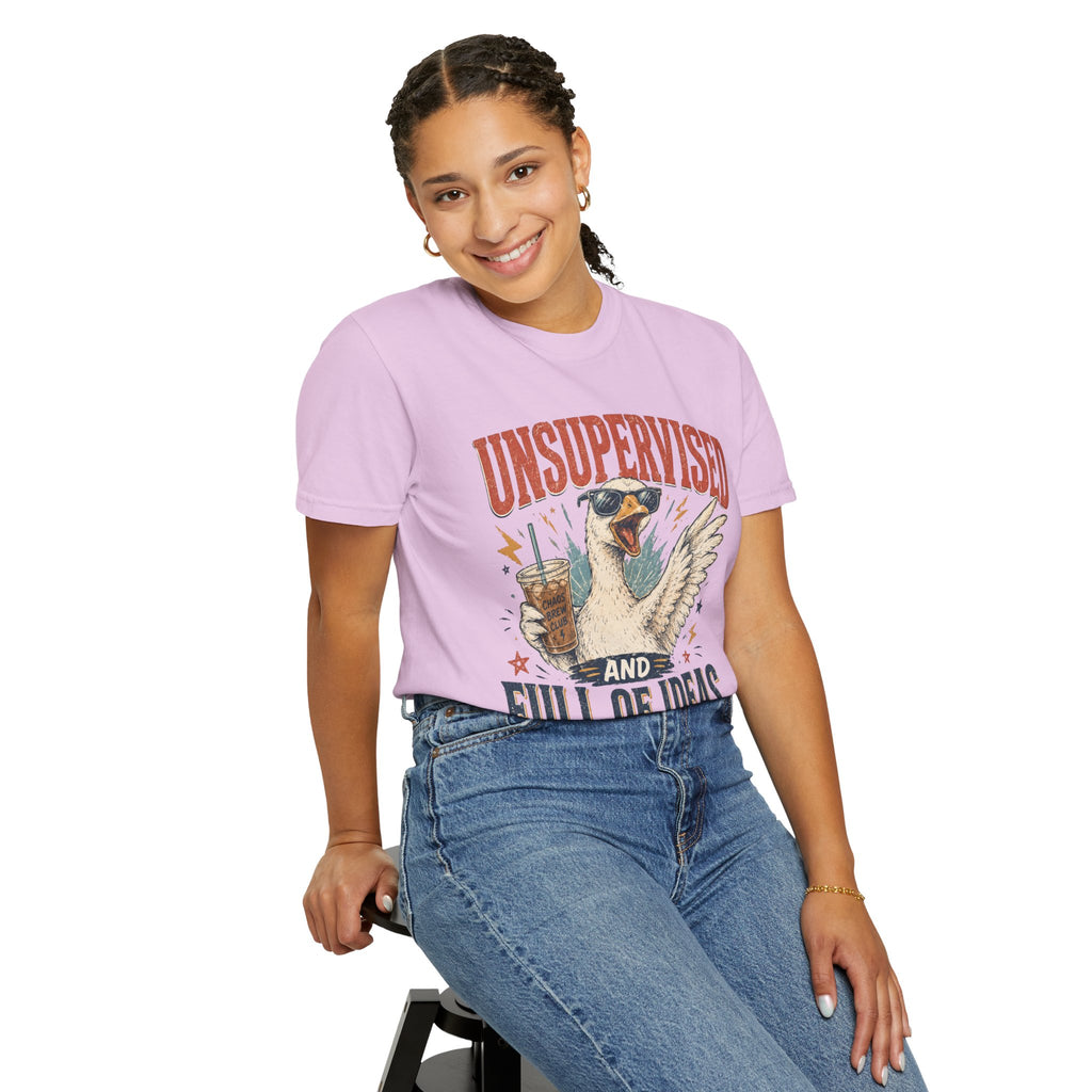 Unsupervised & Full of Ideas Duck Graphic T-Shirt