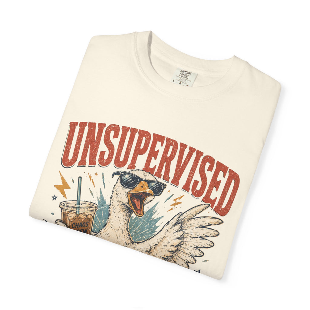Unsupervised & Full of Ideas Duck Graphic T-Shirt