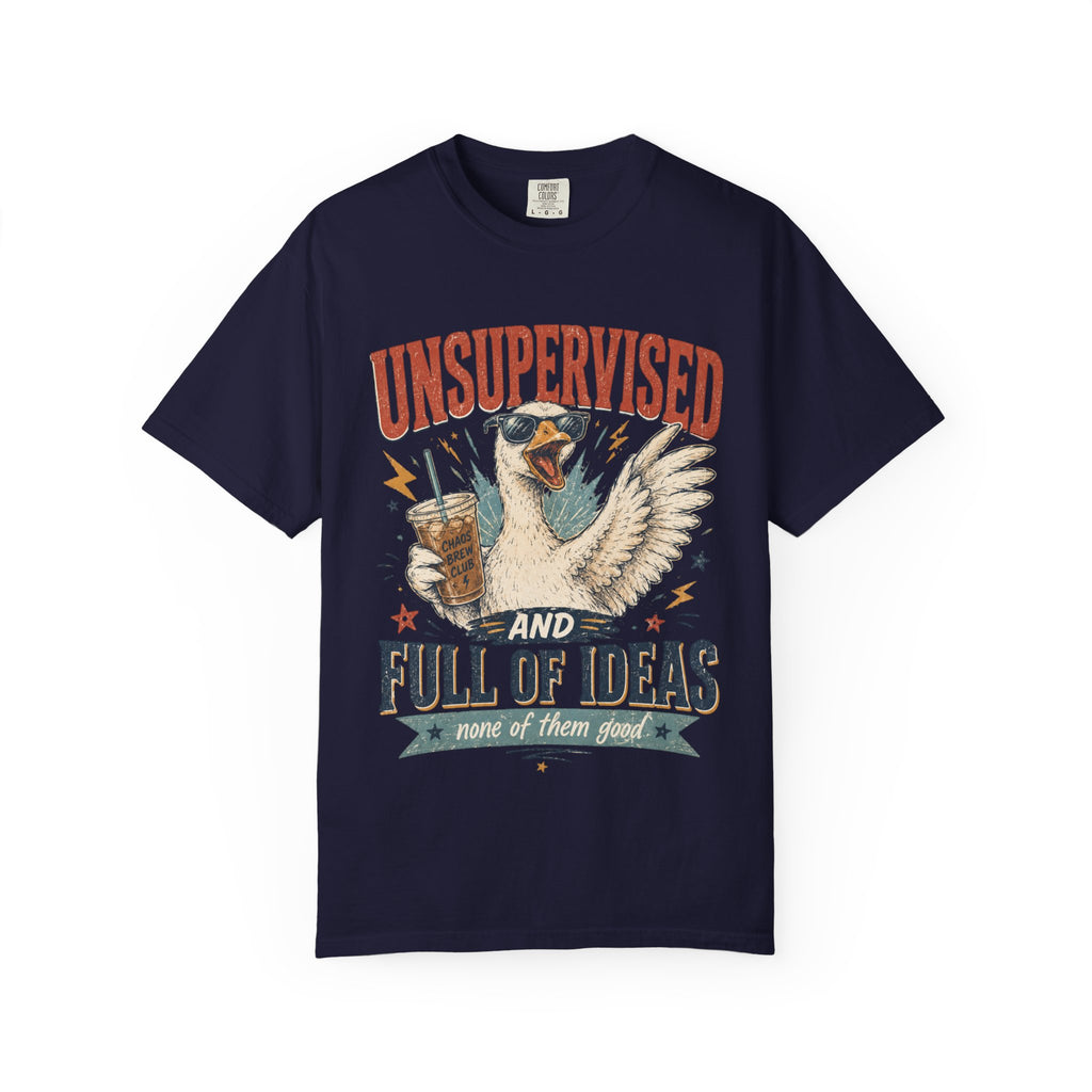 Unsupervised & Full of Ideas Duck Graphic T-Shirt