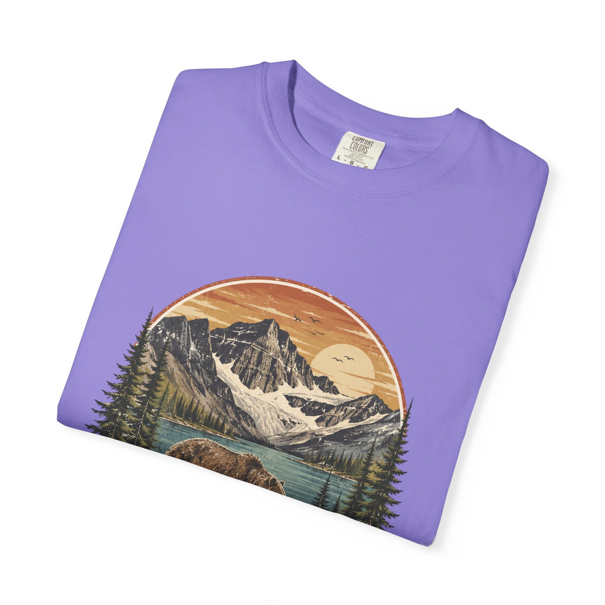 Glacier National Park Vintage Bear T-Shirt