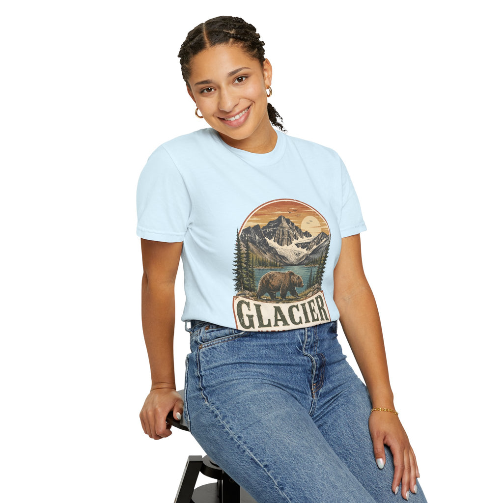 Glacier National Park Vintage Bear T-Shirt