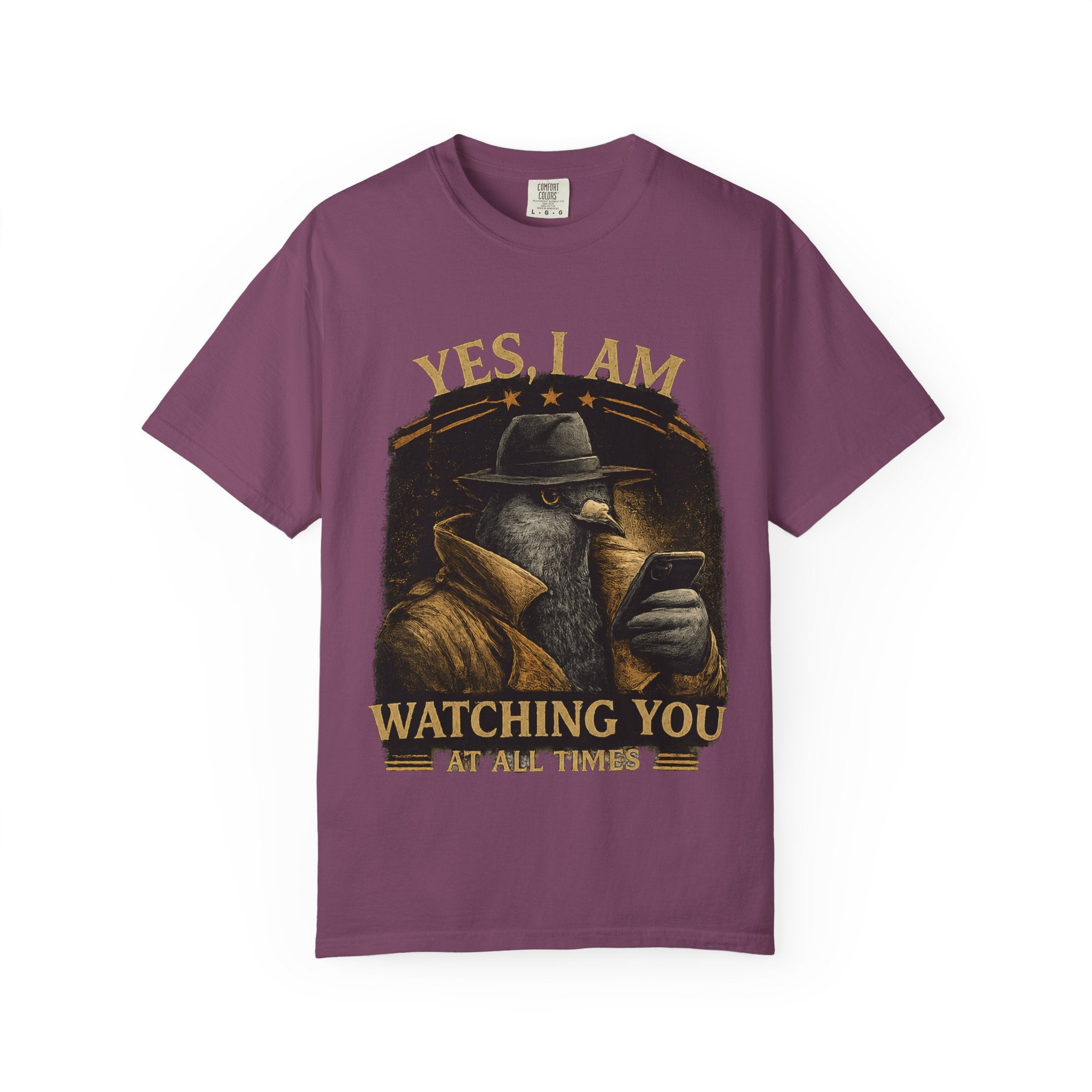Yes I Am Watching You T-Shirt — Vintage Detective Spy Graphic Tee