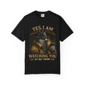Yes I Am Watching You T-Shirt — Vintage Detective Spy Graphic Tee