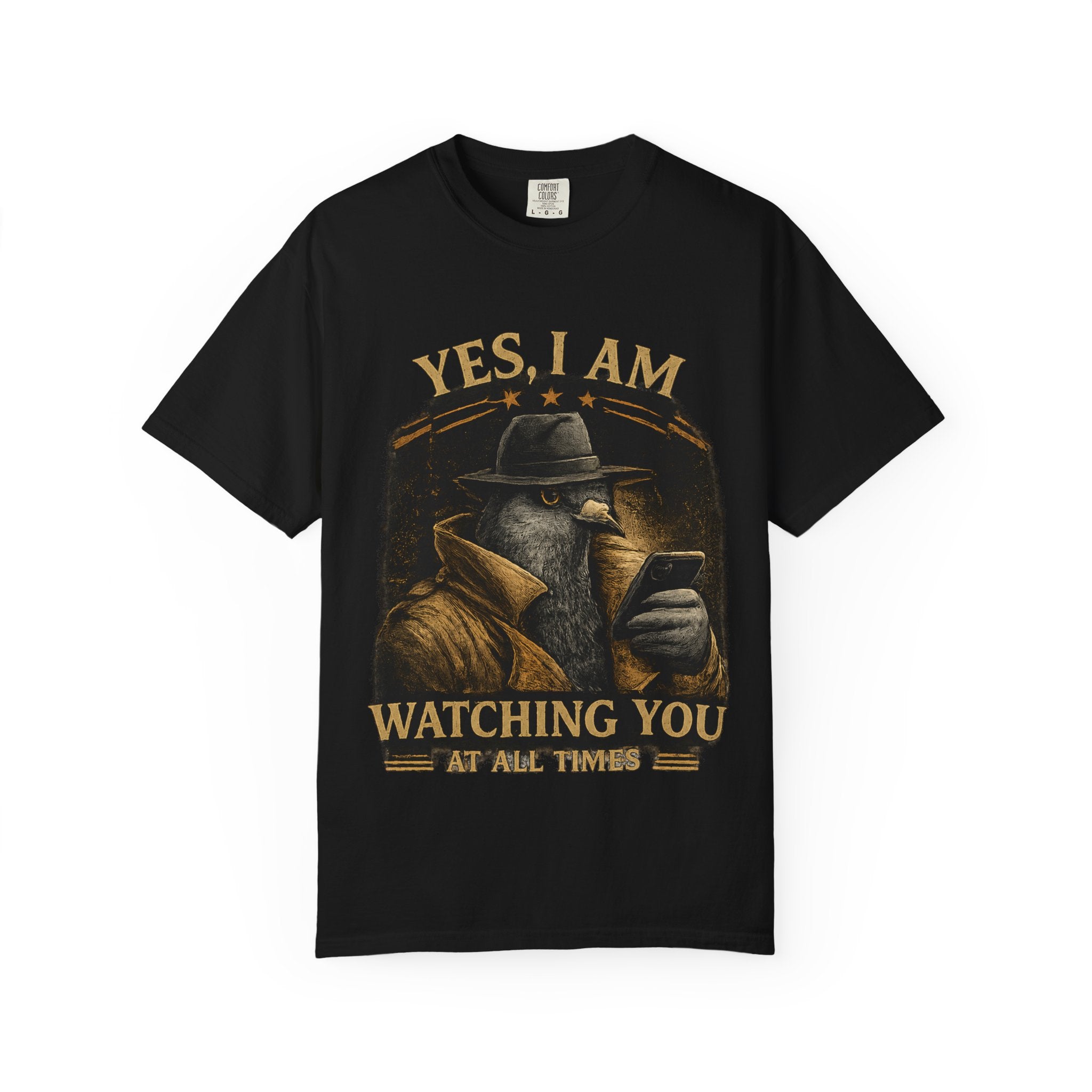 Yes I Am Watching You T-Shirt — Vintage Detective Spy Graphic Tee