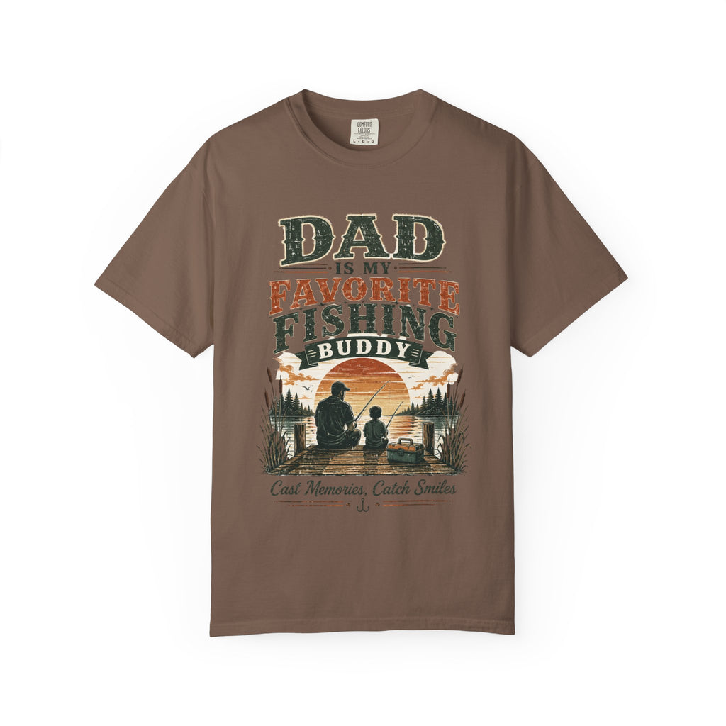 Dad Is My Favorite Fishing Buddy T-Shirt — Father’s Day Fishing Tee