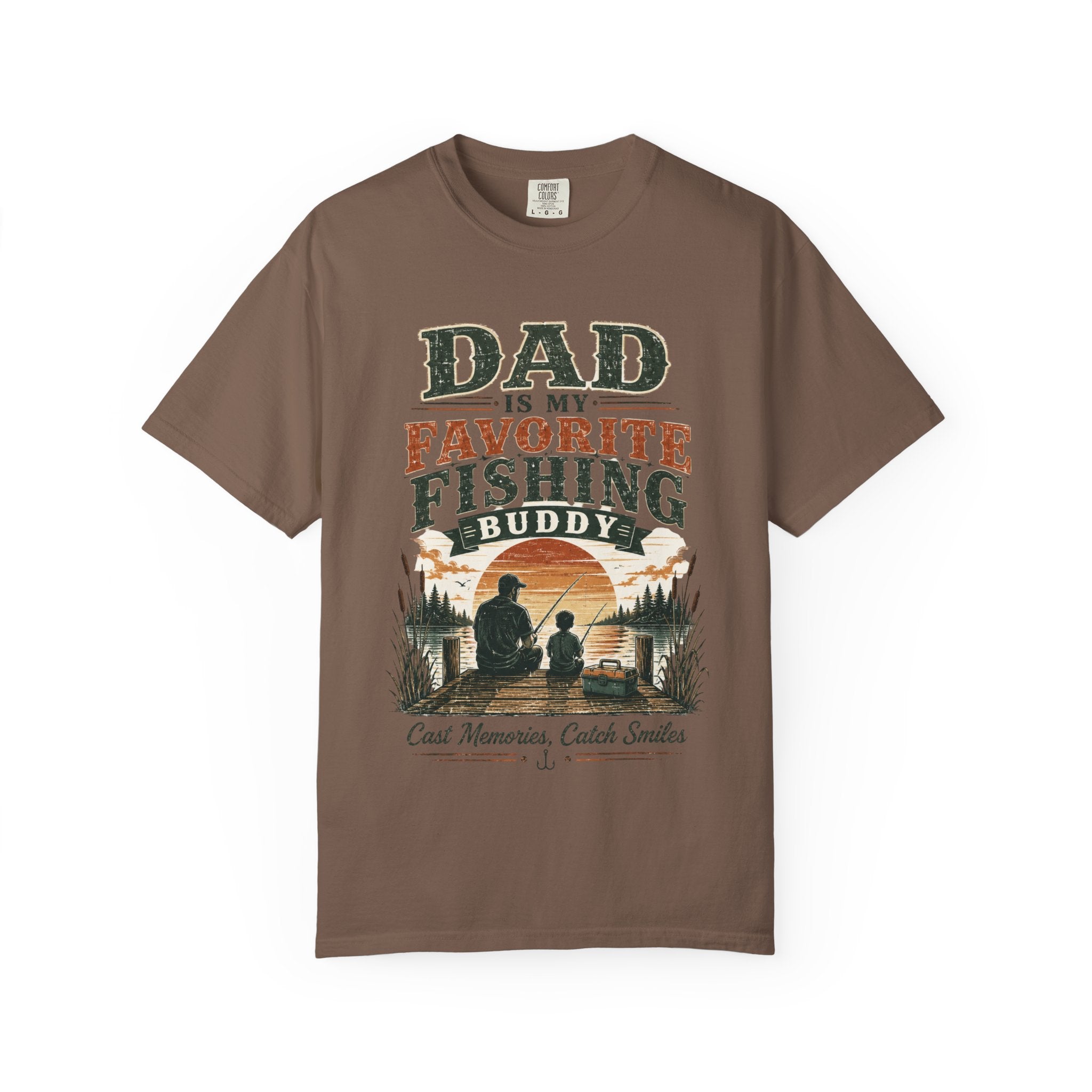 Dad Is My Favorite Fishing Buddy T-Shirt — Father’s Day Fishing Tee