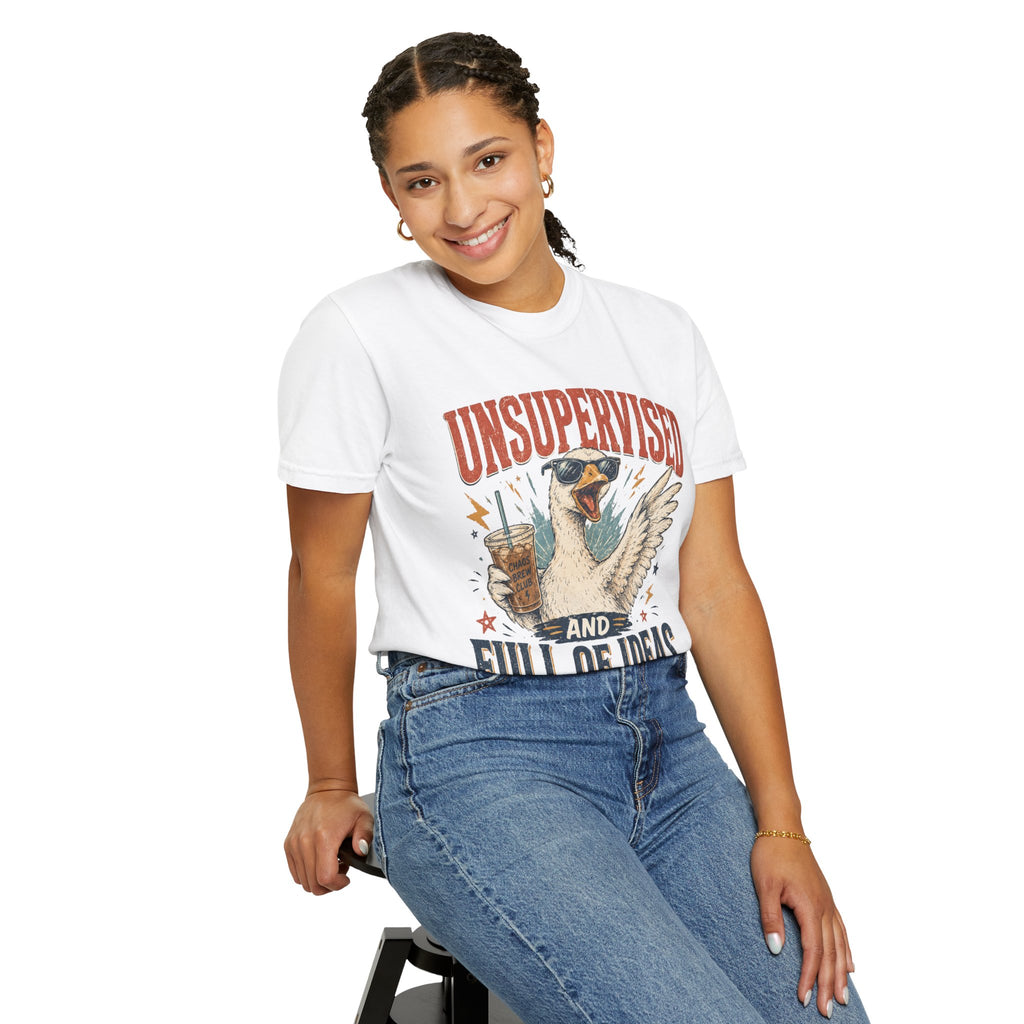 Unsupervised & Full of Ideas Duck Graphic T-Shirt