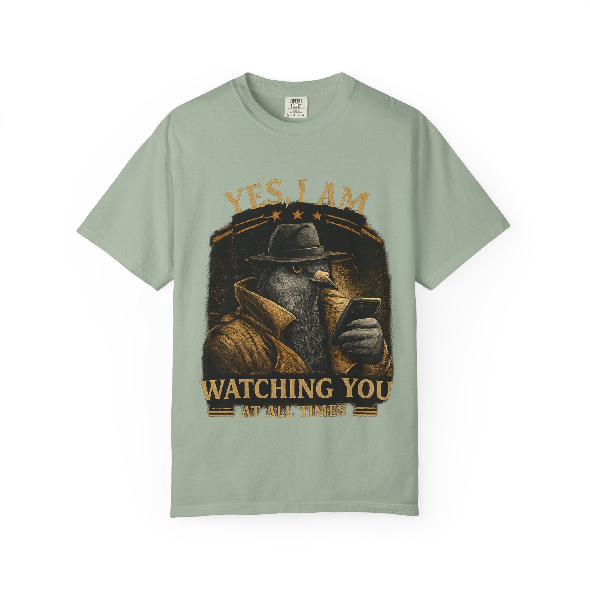 Yes I Am Watching You T-Shirt — Vintage Detective Spy Graphic Tee