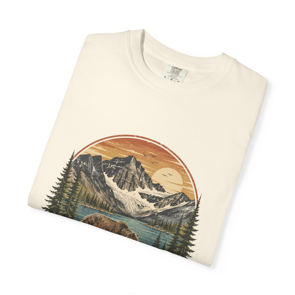 Glacier National Park Vintage Bear T-Shirt