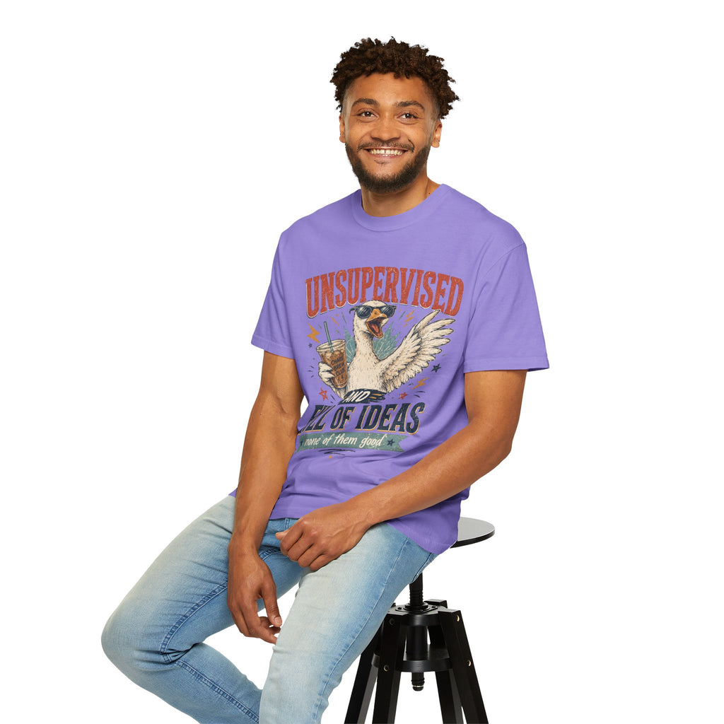 Unsupervised & Full of Ideas Duck Graphic T-Shirt