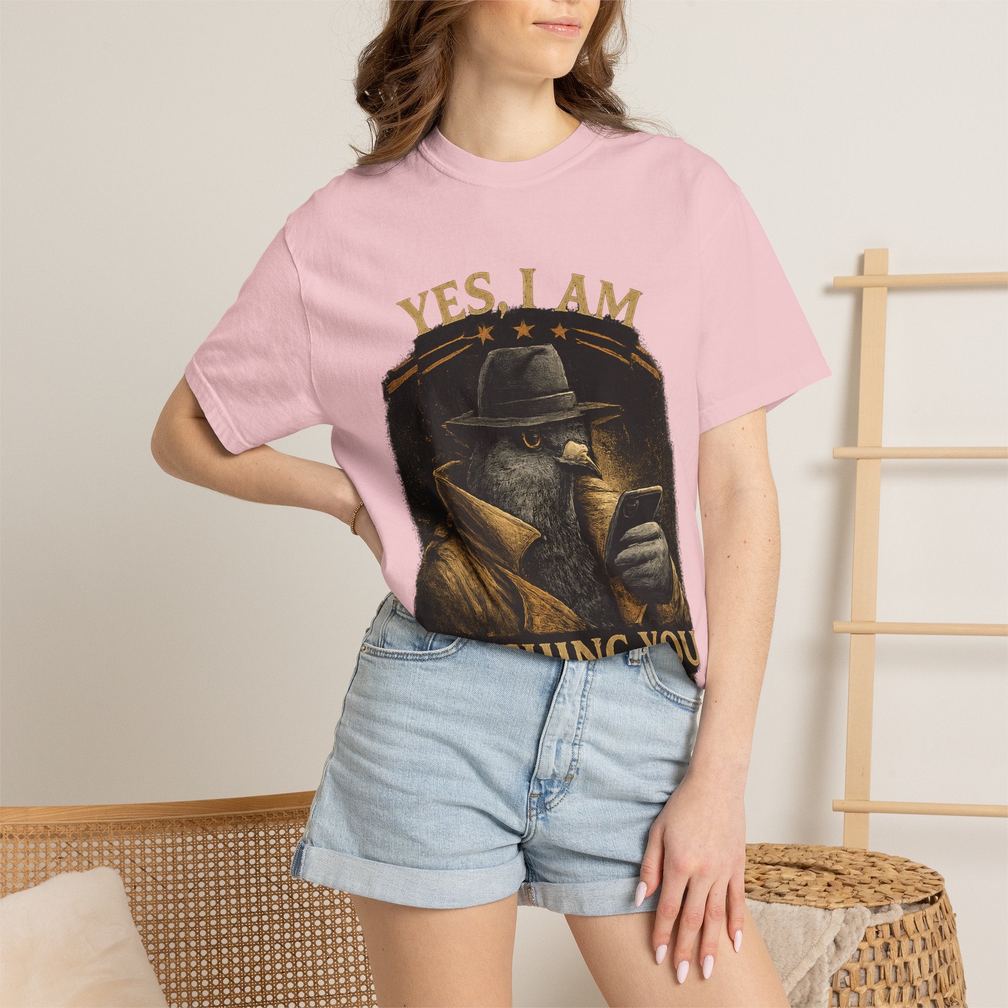 Yes I Am Watching You T-Shirt — Vintage Detective Spy Graphic Tee