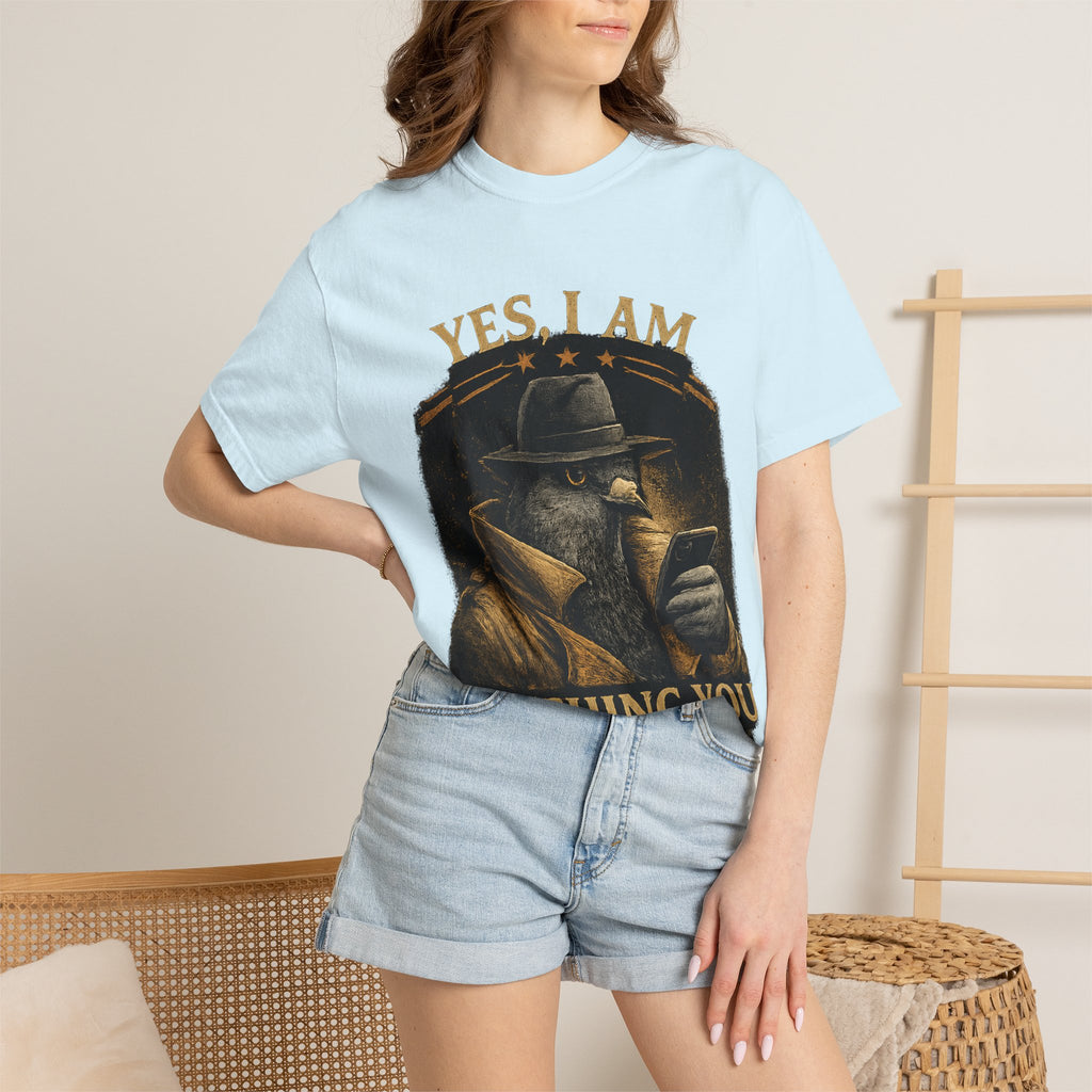 Yes I Am Watching You T-Shirt — Vintage Detective Spy Graphic Tee