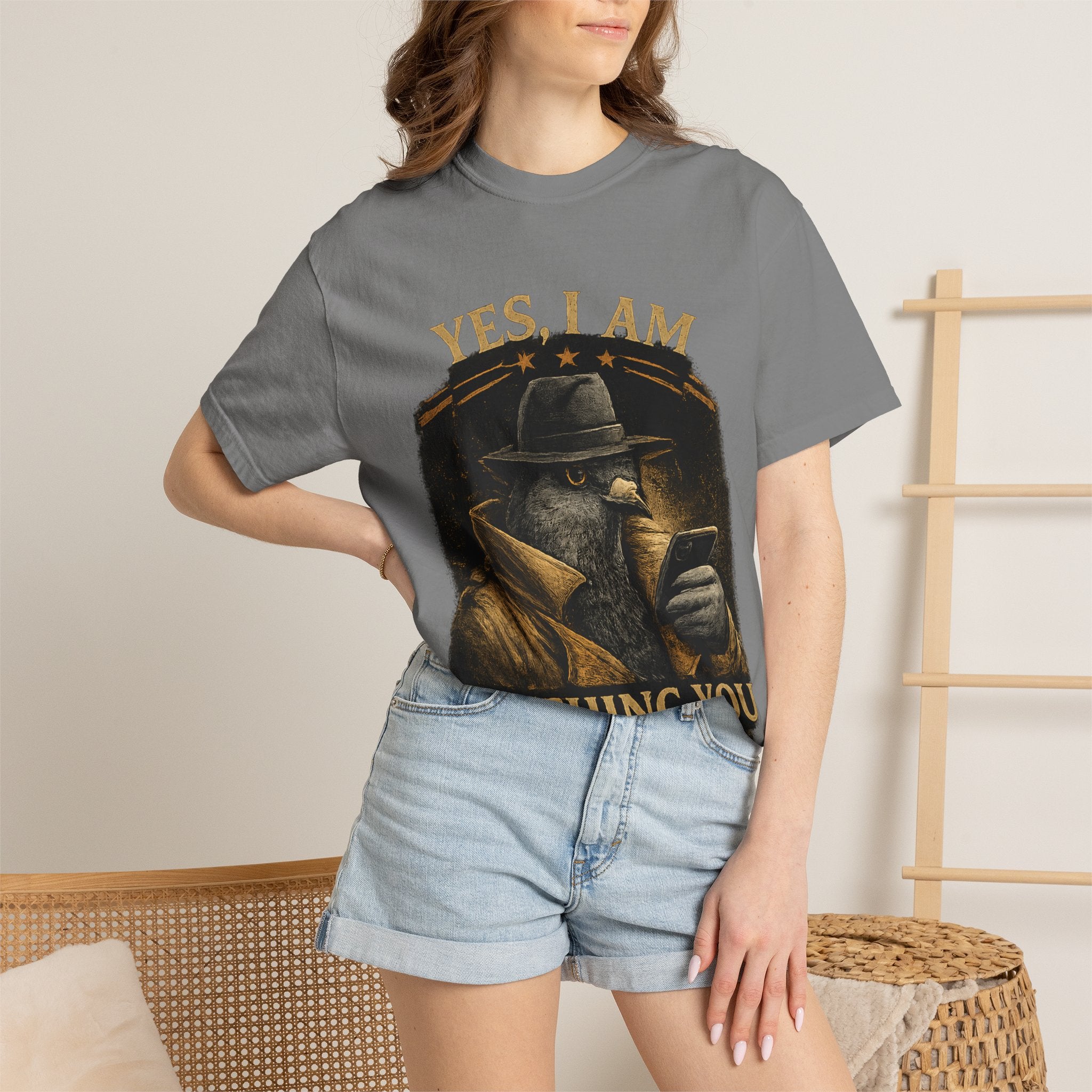 Yes I Am Watching You T-Shirt — Vintage Detective Spy Graphic Tee