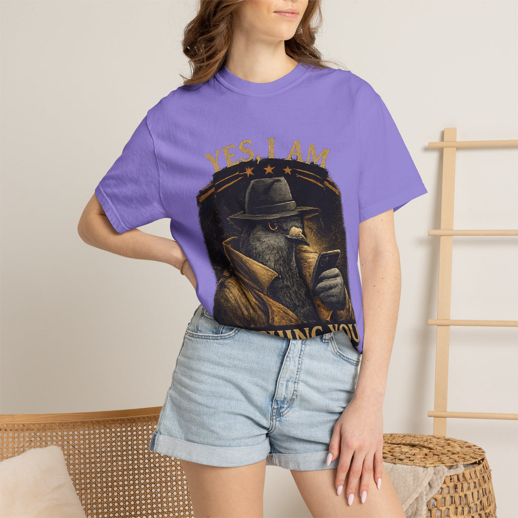 Yes I Am Watching You T-Shirt — Vintage Detective Spy Graphic Tee