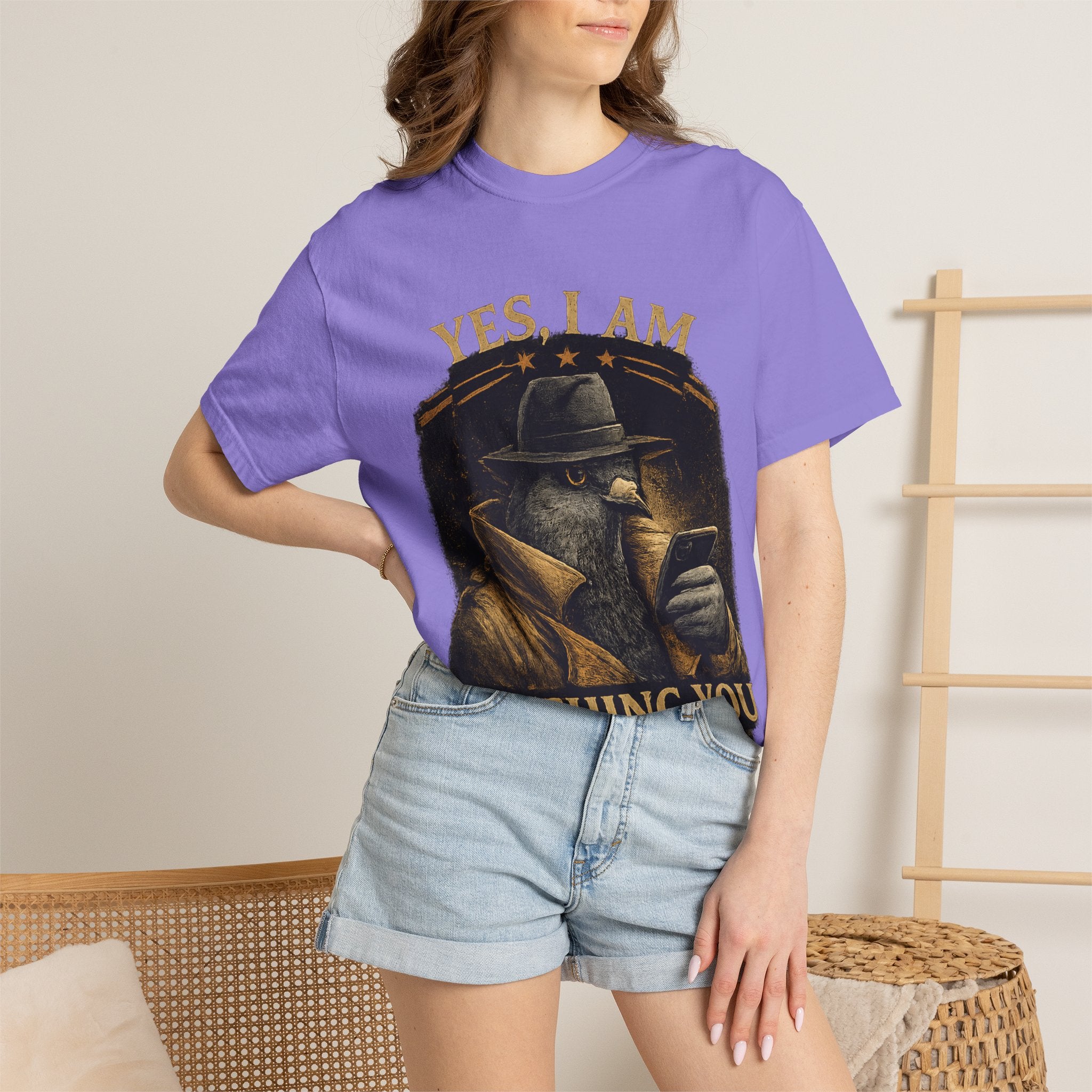 Yes I Am Watching You T-Shirt — Vintage Detective Spy Graphic Tee