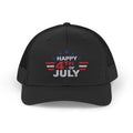 4th of July Trucker Hat – Patriotic Snapback Cap with Stars & Stripes Design