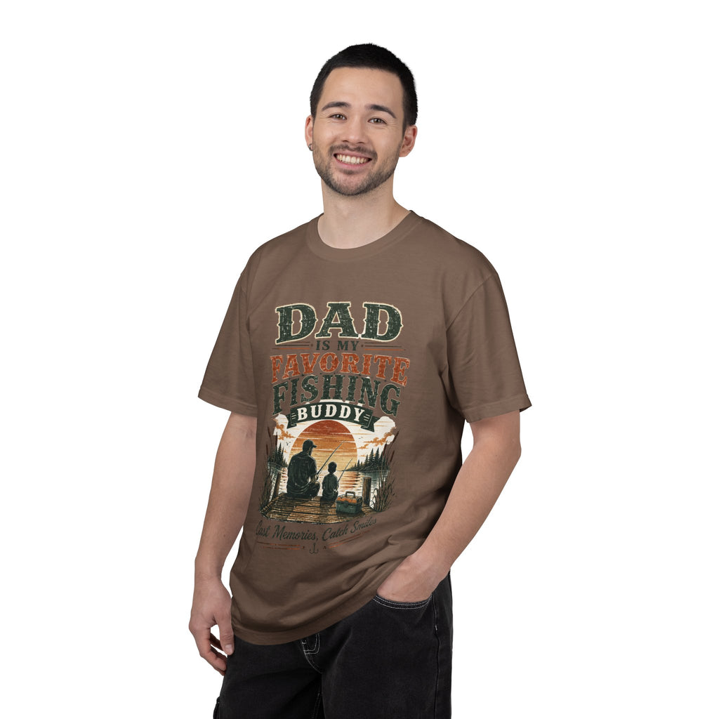Dad Is My Favorite Fishing Buddy T-Shirt — Father’s Day Fishing Tee