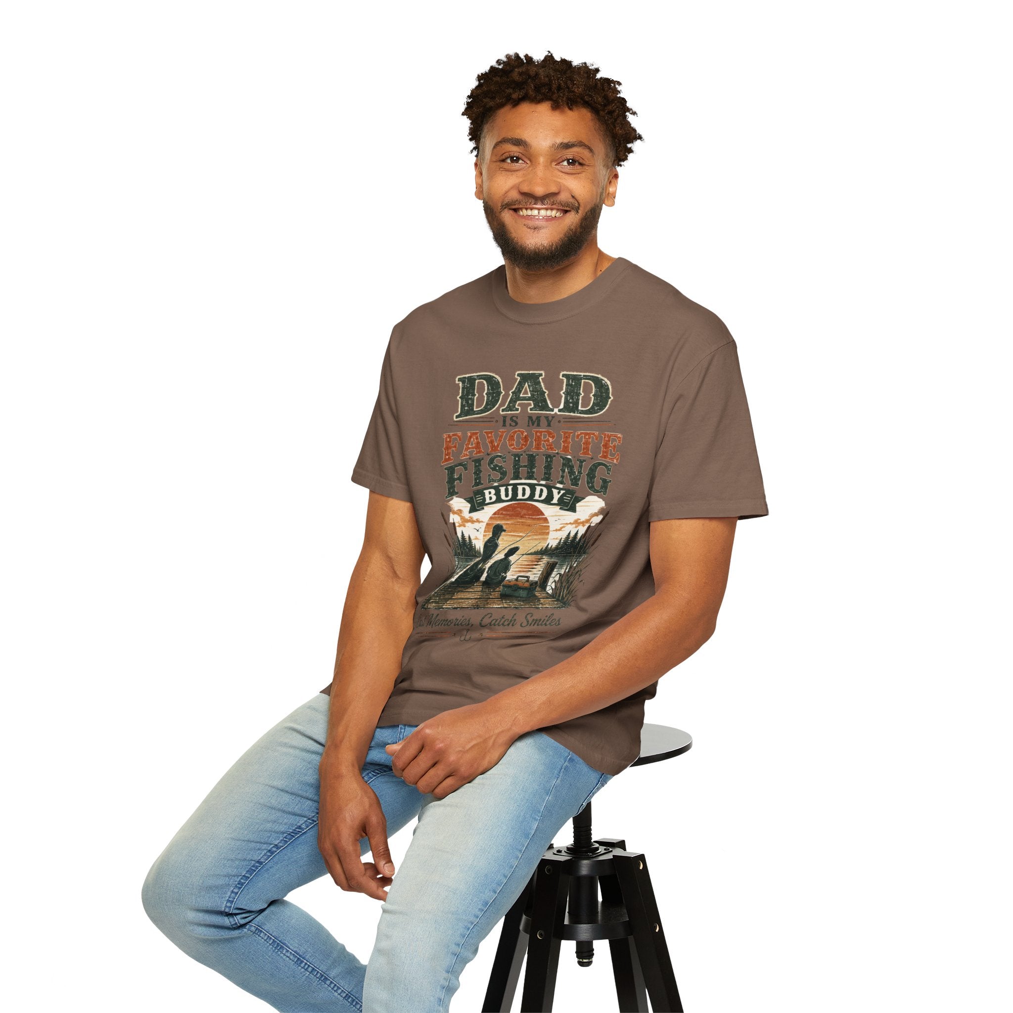 Dad Is My Favorite Fishing Buddy T-Shirt — Father’s Day Fishing Tee