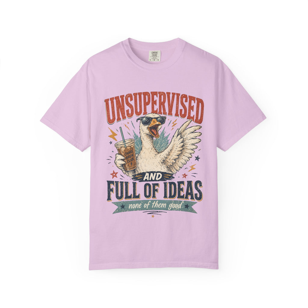 Unsupervised & Full of Ideas Duck Graphic T-Shirt