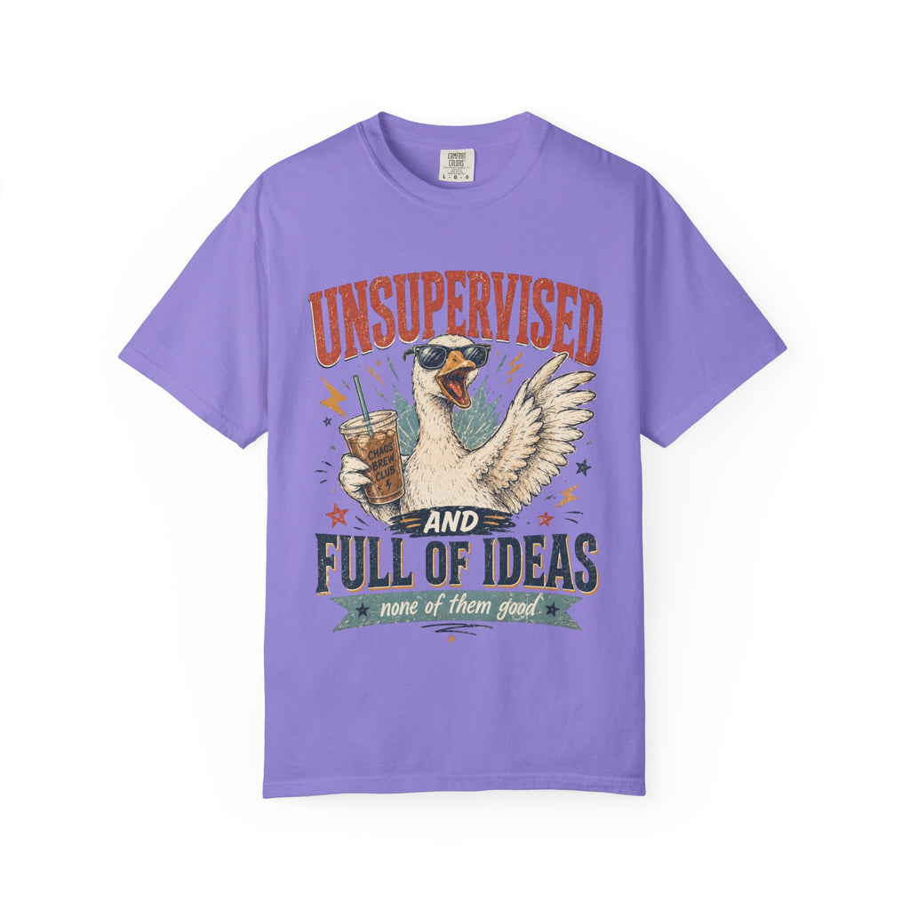 Unsupervised & Full of Ideas Duck Graphic T-Shirt