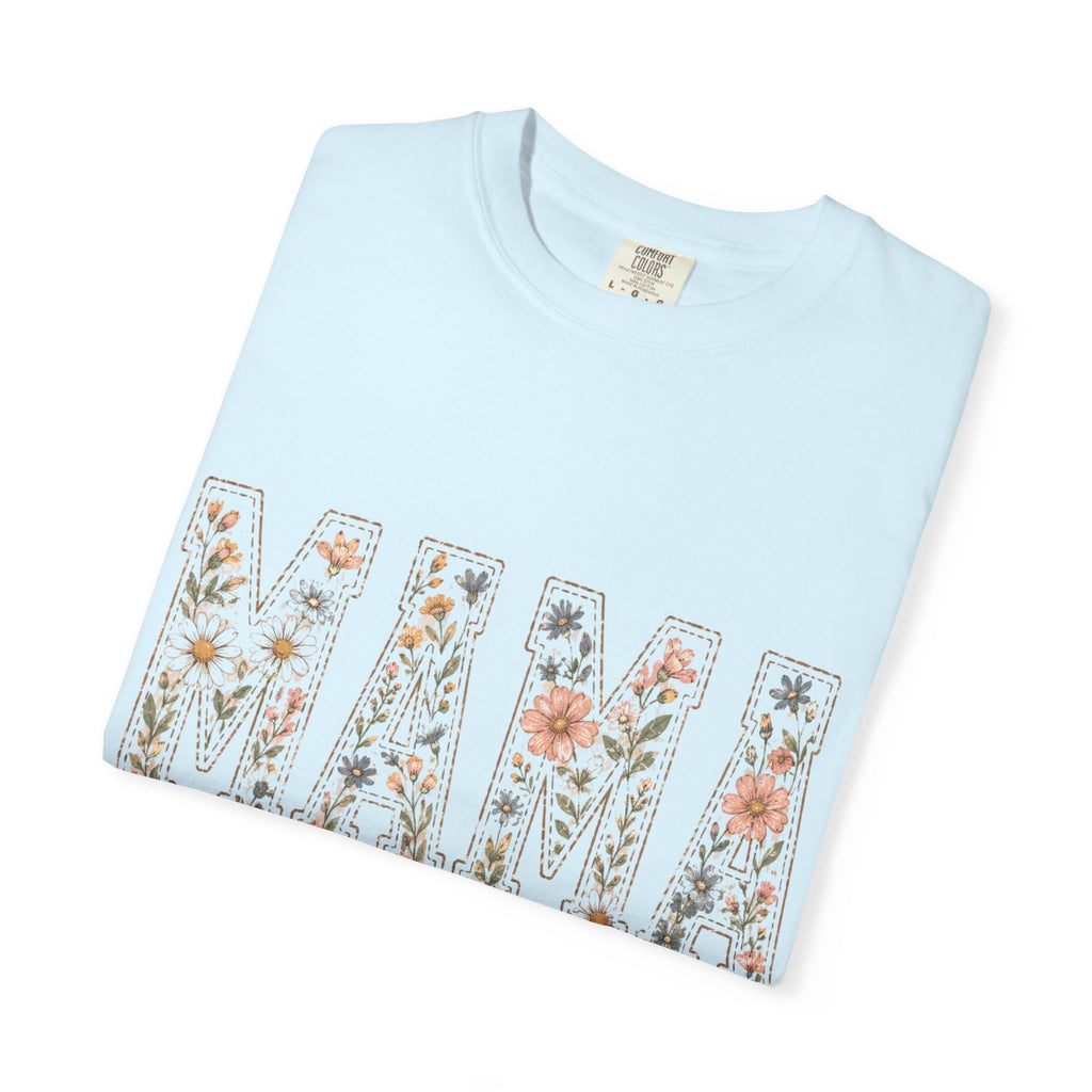 Mama Floral T‑Shirt – 'Wildly Loved' Bow Design, Mother's Day Gift