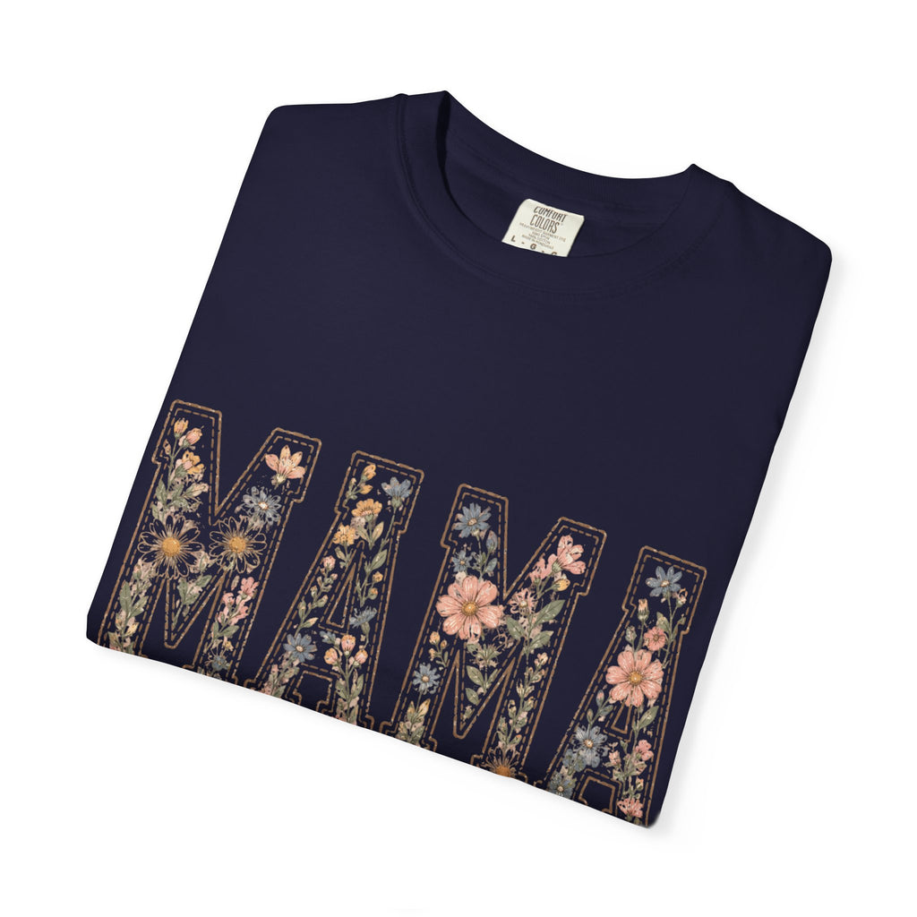 Mama Floral T‑Shirt – 'Wildly Loved' Bow Design, Mother's Day Gift