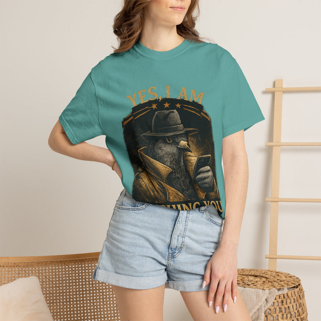 Yes I Am Watching You T-Shirt — Vintage Detective Spy Graphic Tee