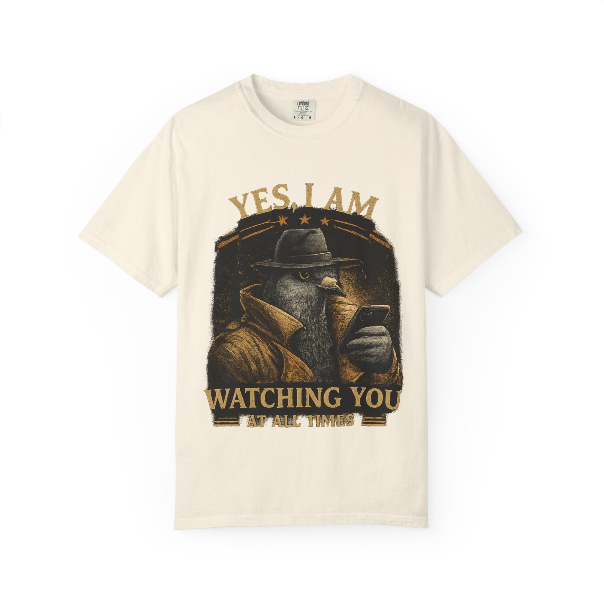 Yes I Am Watching You T-Shirt — Vintage Detective Spy Graphic Tee