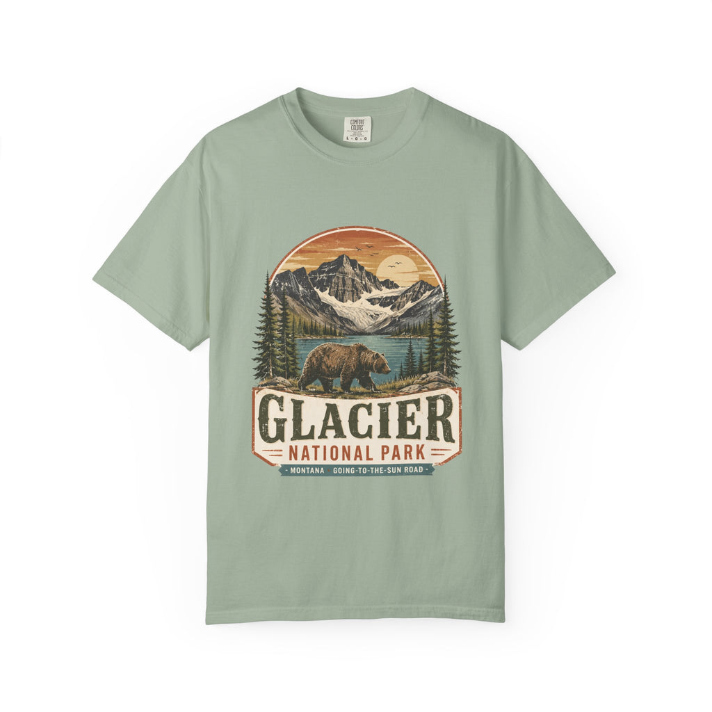 Glacier National Park Vintage Bear T-Shirt