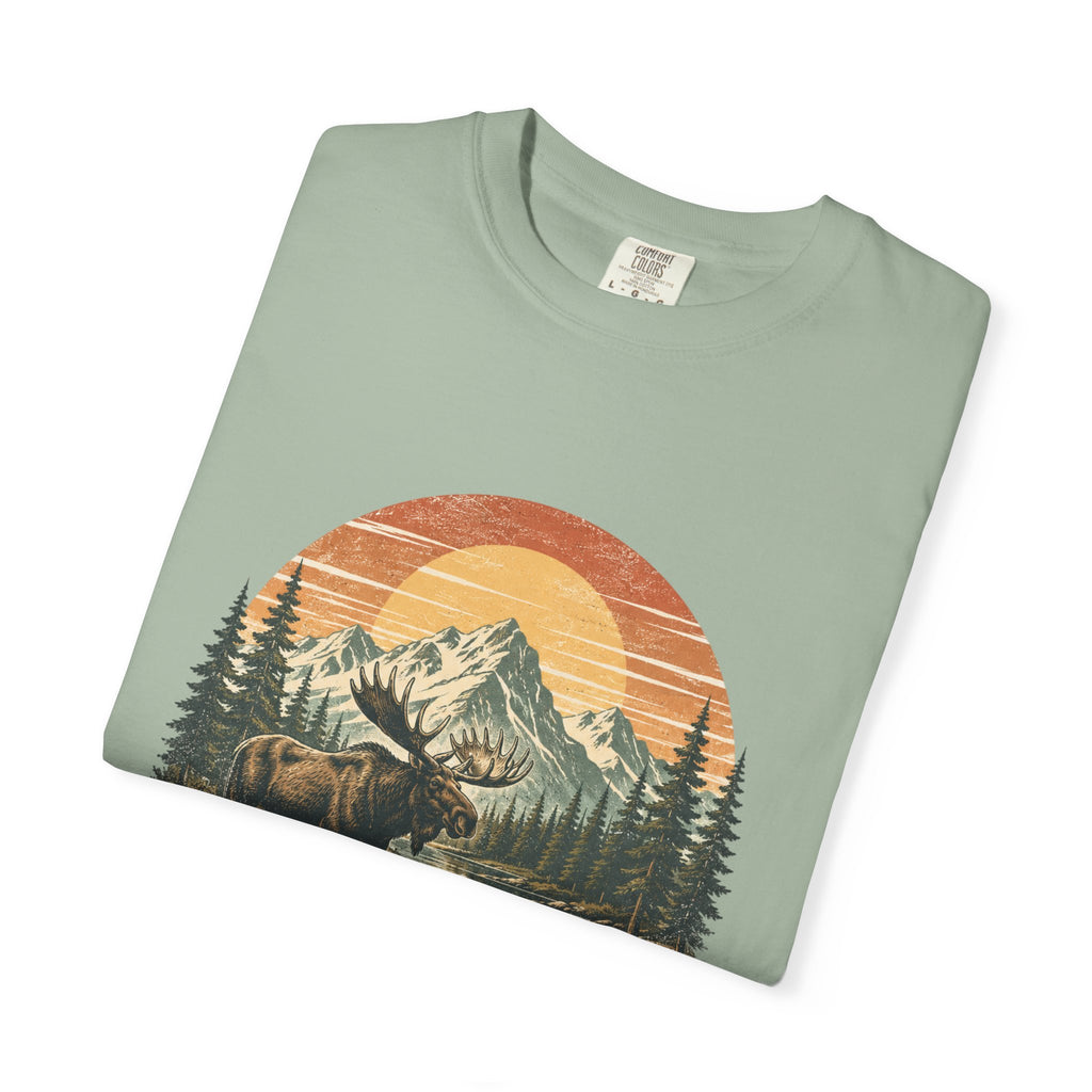 Moose Wilderness T-Shirt — Vintage Mountain Outdoor Adventure Tee