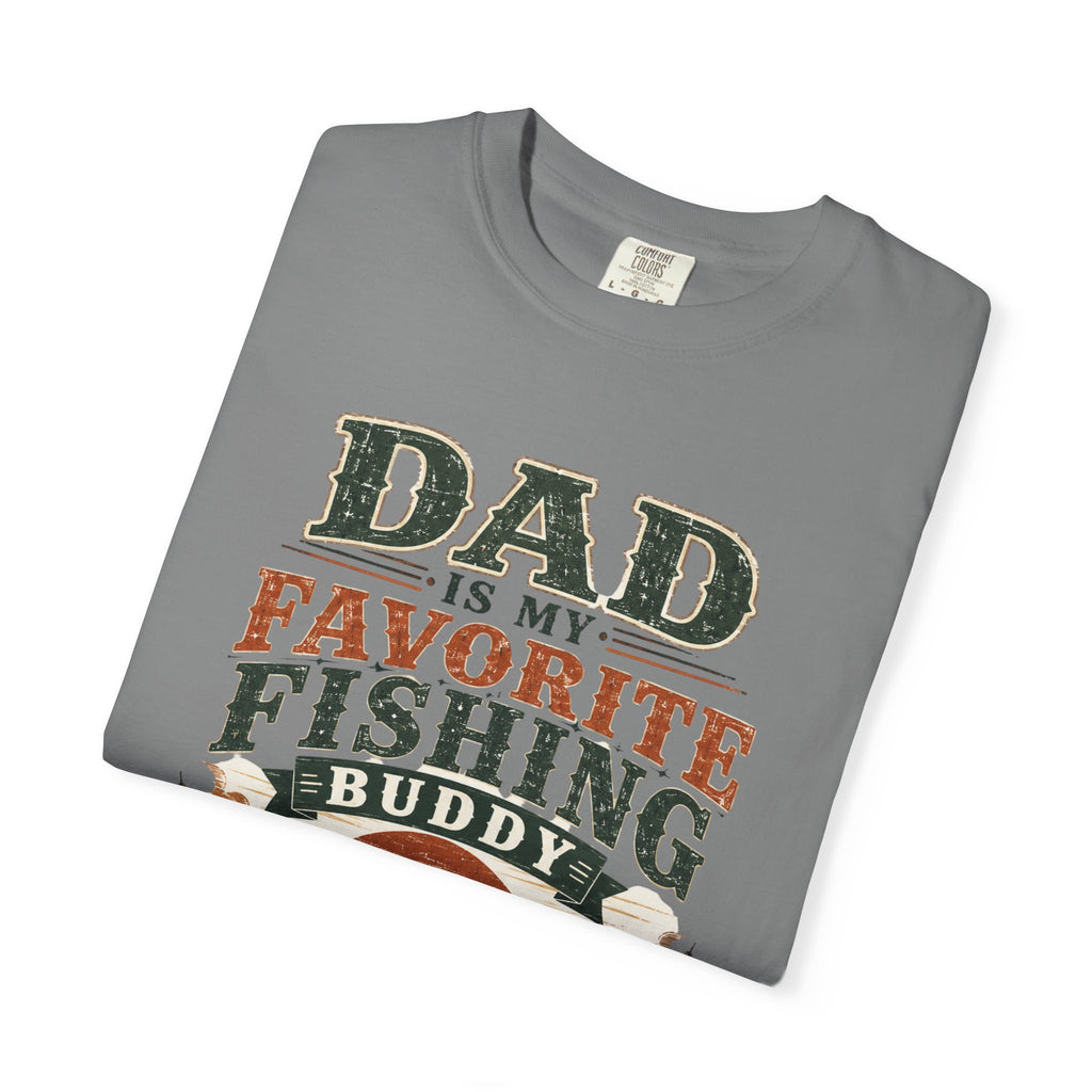 Dad Is My Favorite Fishing Buddy T-Shirt — Father’s Day Fishing Tee
