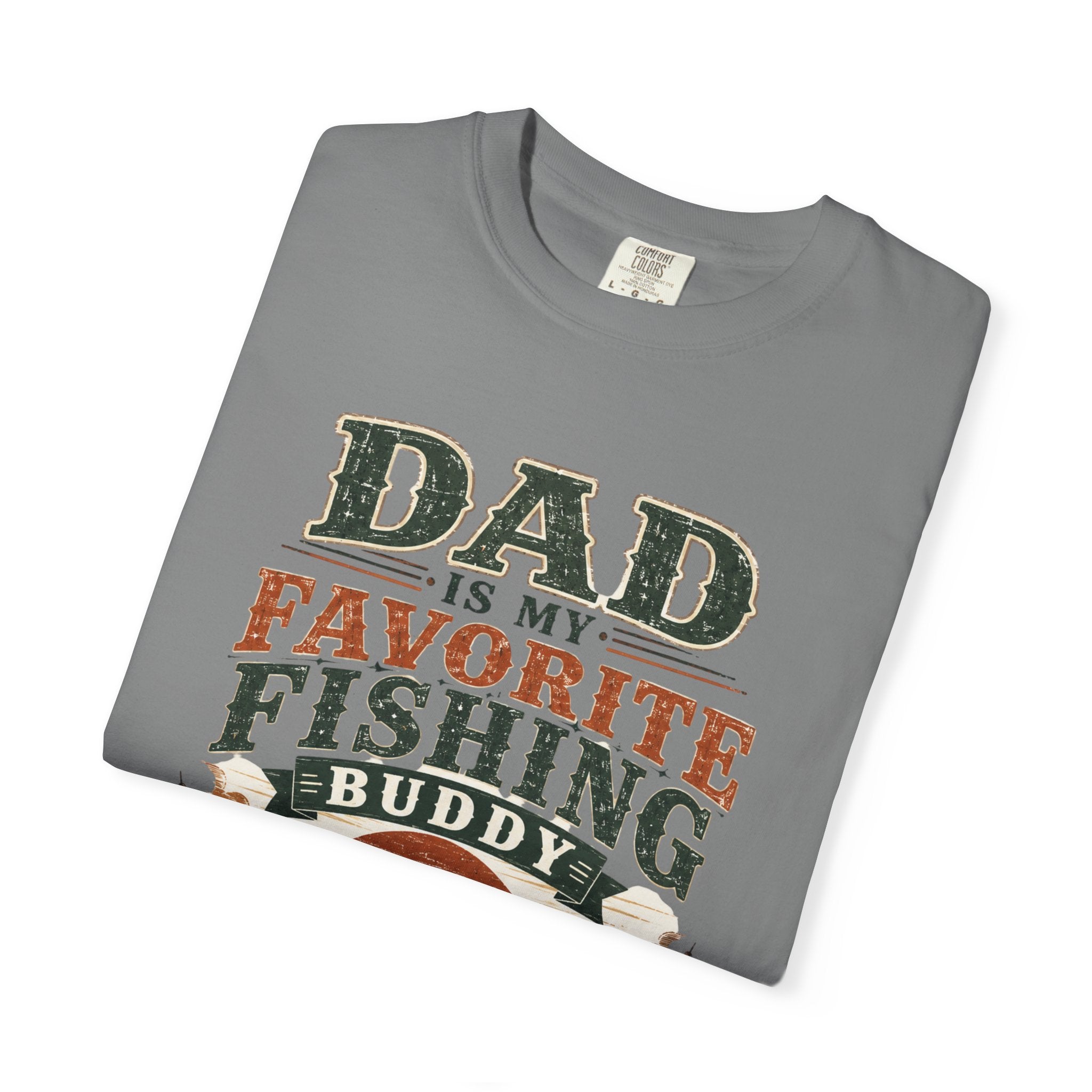 Dad Is My Favorite Fishing Buddy T-Shirt — Father’s Day Fishing Tee