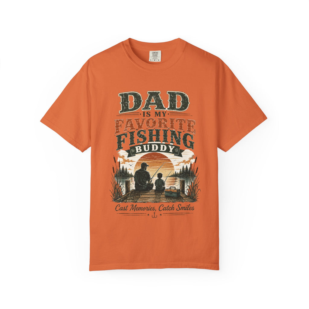 Dad Is My Favorite Fishing Buddy T-Shirt — Father’s Day Fishing Tee