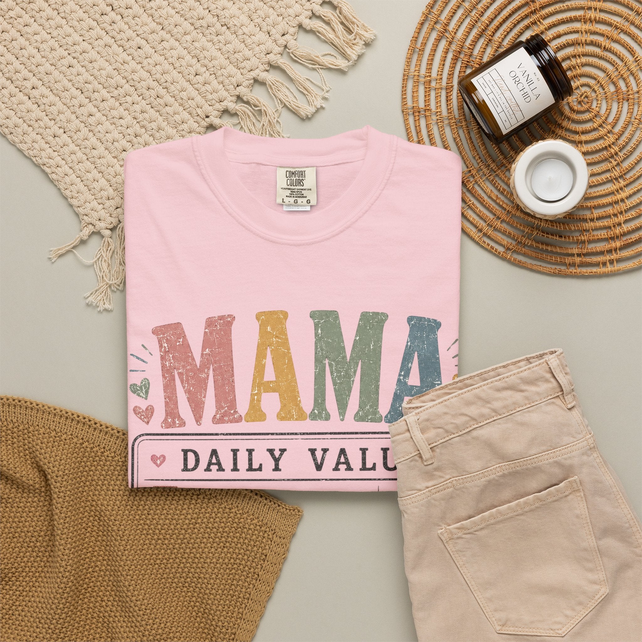 Mama Daily Value T-Shirt — Funny Mom Gift Tee ("Still the best job ever")