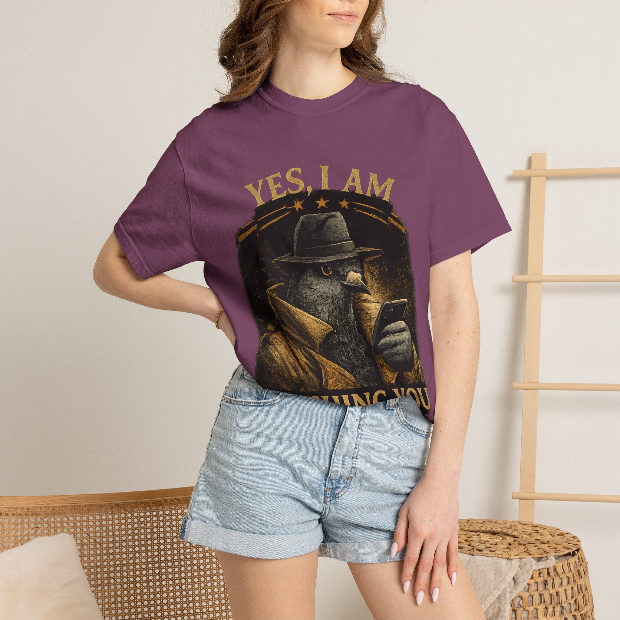 Yes I Am Watching You T-Shirt — Vintage Detective Spy Graphic Tee