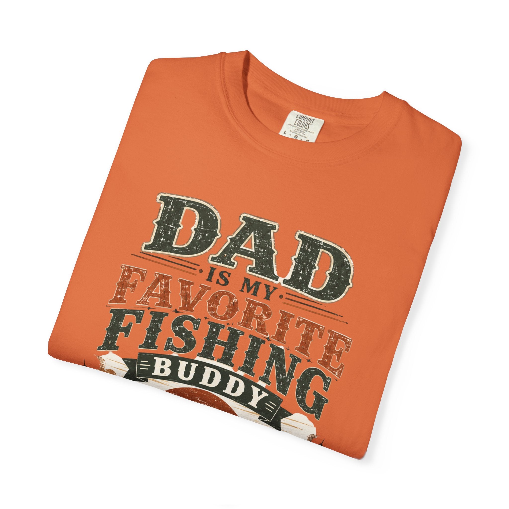 Dad Is My Favorite Fishing Buddy T-Shirt — Father’s Day Fishing Tee