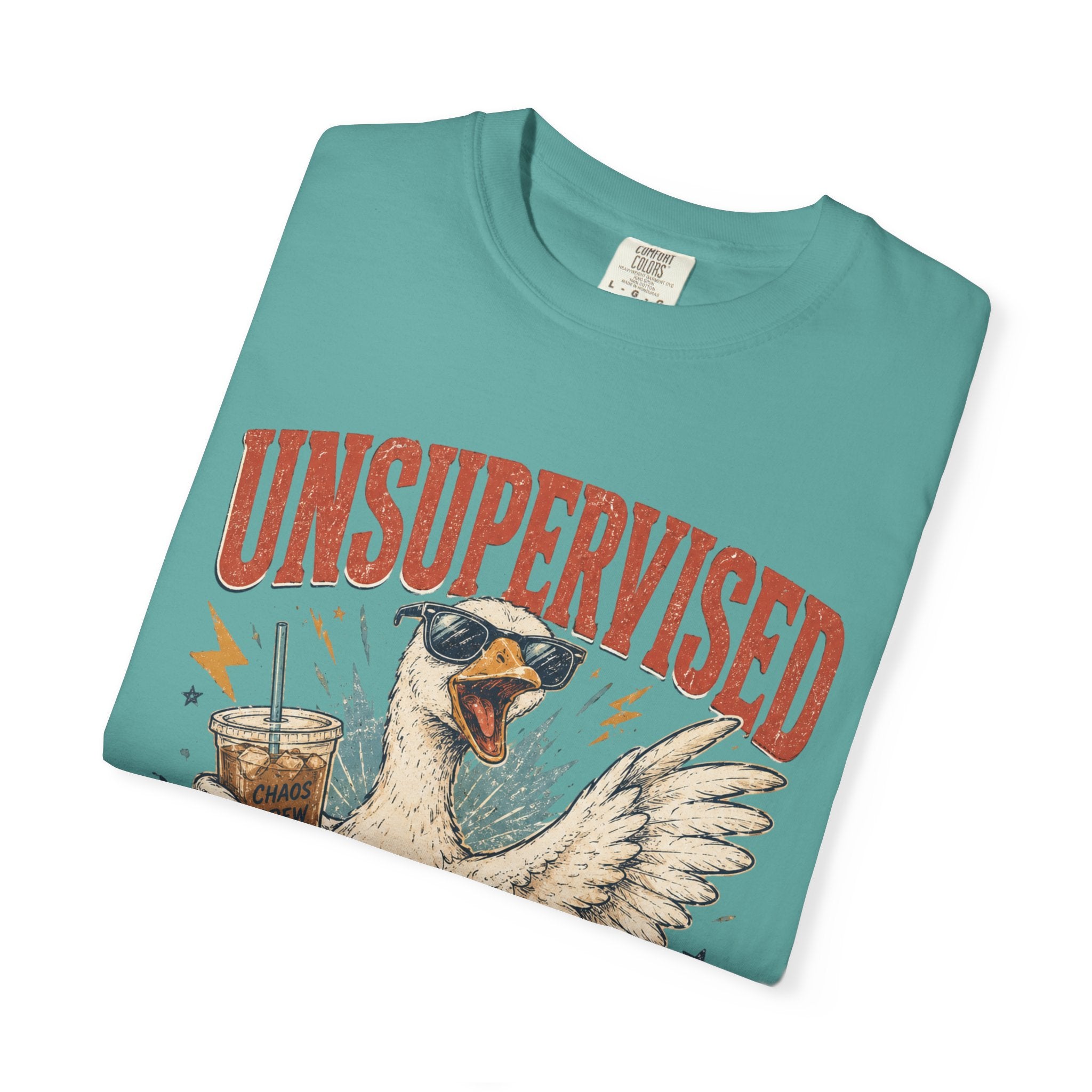Unsupervised & Full of Ideas Duck Graphic T-Shirt